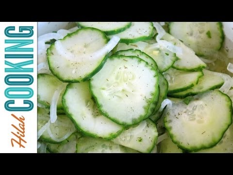 How to Make Cucumber Salad | Hilah Cooking