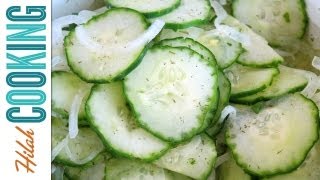 How to Make Cucumber Salad | Hilah Cooking