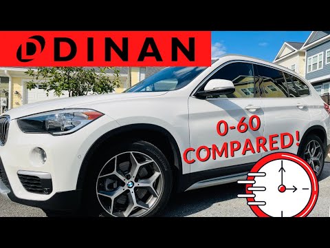 BMW X1 0-60 WITH and WITHOUT Dinan Tune | Is There Any Difference?