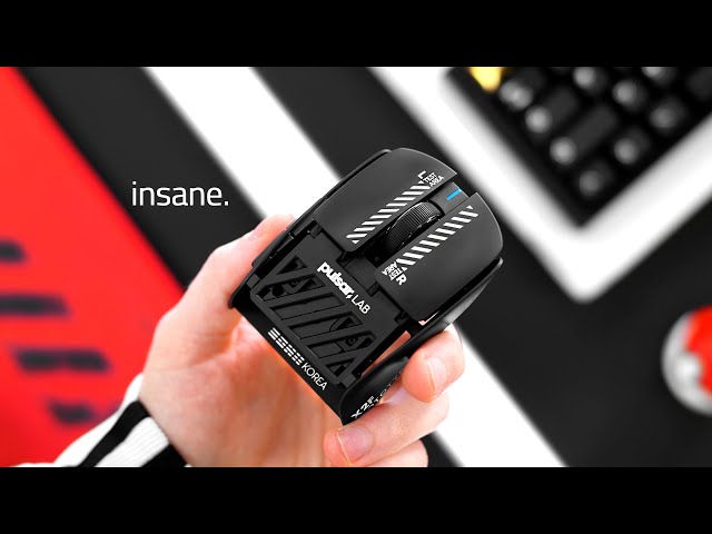 Pulsar Wireless Gaming Mouse X2F Black [Pulsar LAB] - 8K, Black