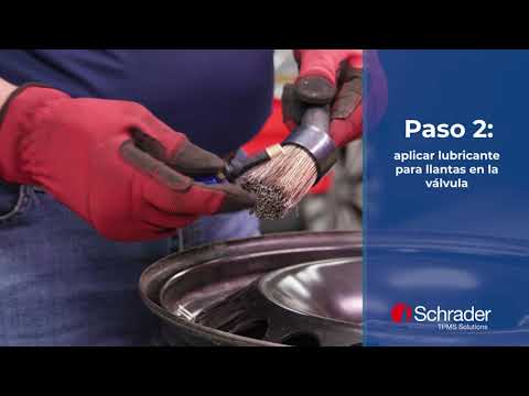 Montaje del Sensor TPMS con Cubierta de Goma de Schrader