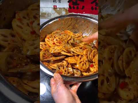香辣脆爽的藕片藕片 抖音美食推荐官