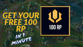 GET YOUR FREE RP - LEAGUE OF LEGENDS