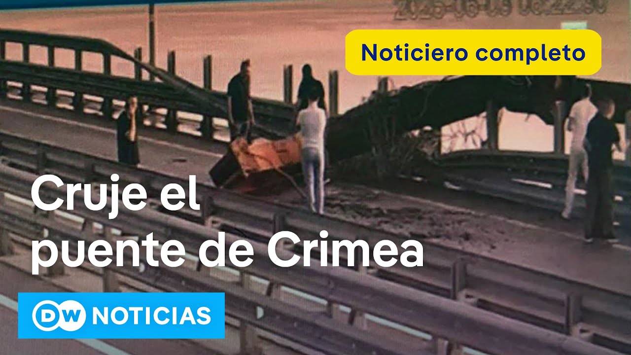 🔴 DW Noticias 3 junio: Ucrania ataca con explosivos submarinos el puente que une Crimea con Rusia