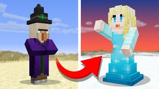 I remade every mob into Disney Characters in Minecraft