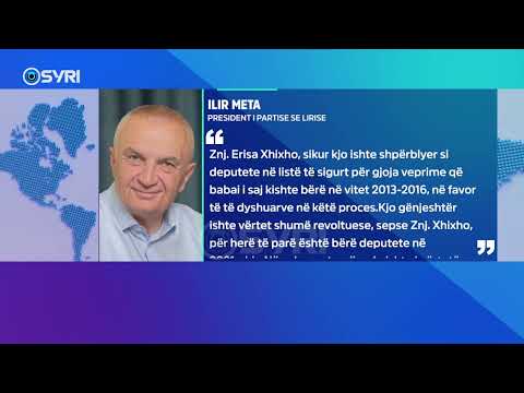Presidenti I PL, Ilir Meta intervistë për Syri.net