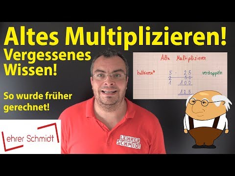 Old multiplication - forgotten knowledge! You've never seen this before! | Lehrerschmidt