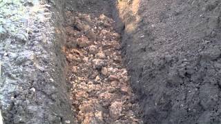 There I was, a-digging this hole,  a hole in the ground,  17/2/2013