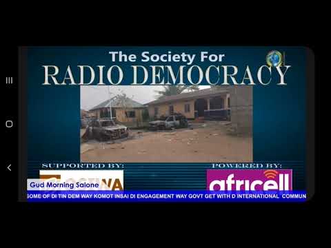 SECRET SOCIETY MEMBERS BURNT VEHICLES OF PARAMOUNT CHIEF IN PENDEMBU UPPER BAMBARA CHIEFDOM KAILAHUN