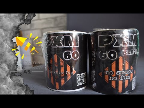 Świece Dymne PXM 60 Piromax Black&White AS Fajerwerki