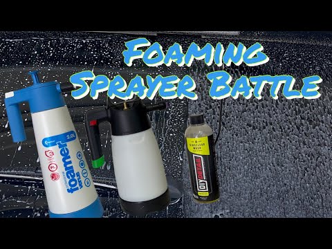 Foaming Sprayer Battle/ kwazar Pro Foamer/ IK Pro Foam 2 Plus/ Autoforge.net/ Auto Detailing