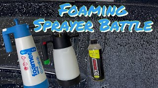 Foaming Sprayer Battle/ kwazar Pro Foamer/ IK Pro Foam 2 Plus/ Autoforge.net/ Auto Detailing