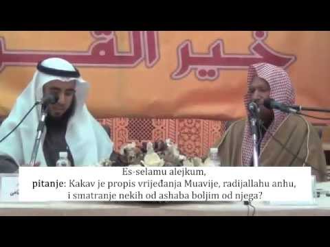 PROPIS VRIJEĐANJA MUAVIJE, RADIJALLAHU ANHU - ŠEJH ABDULLAH EL-GUNEJMAN