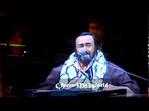 Luciano Pavarotti sings at the age of 70 his Farewell Concert (!!)