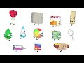 BFDI TPOT Running Elimination Order Part 4 BFDIE