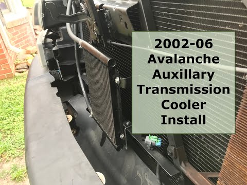 "How To": 02-06 Chevrolet Avalanche Derale Performance 8000 Series Transmission Cooler Installation