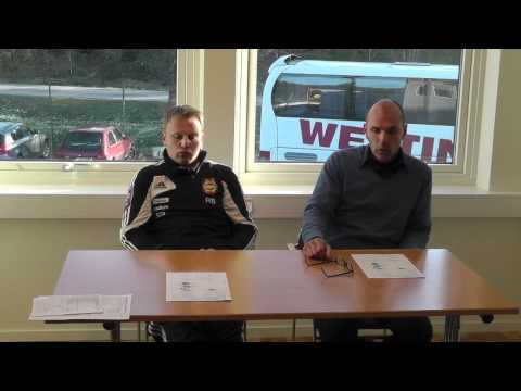 Presskonferens efter Ljungskile SK - IF Brommapojkarna