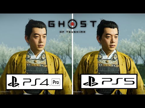 Ghost Of Tsushima PS4 Pro VS PS5 Graphics Comparison Gameplay / PlayStation 4 Pro VS PlayStation 5