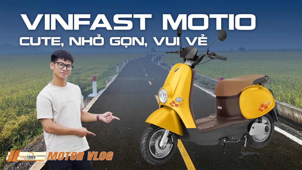 VinFast Motio: Xe máy điện dễ sử dụng cho cả người chưa có bằng lái