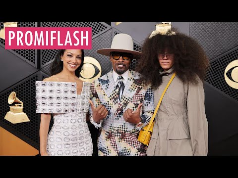Video Thumbnail: Grammys: Jamie Foxx und Töchter erobern den roten Teppich