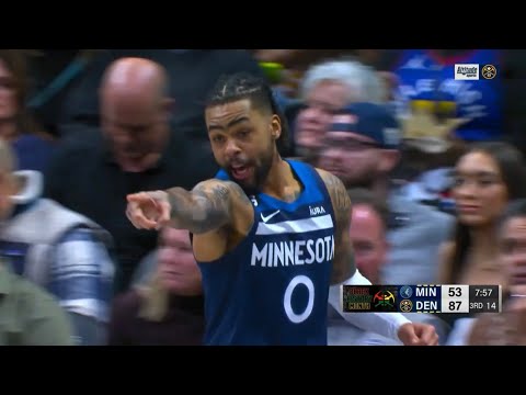D'Angelo Russell gets ejected vs the Nuggets || 22-23 season