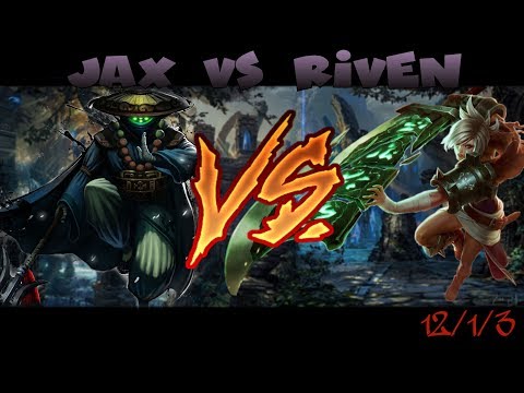 IS THIS THE BEST WAY TO PLAY JAX??? IGNITE JAX DESTROYS RIVEN IN LANE!!
