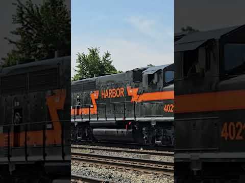 IHB GP40-2LW and Genset Slug in Dolton #train #ihb #dolton