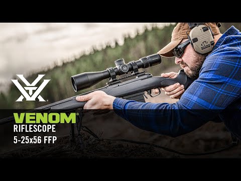 Vortex Optics Venom Riflescope, 5-25x56 FFP, EBR-7C (MRAD