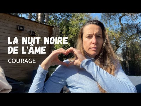 La nuit noire de l’âme! Quelle souffrance.