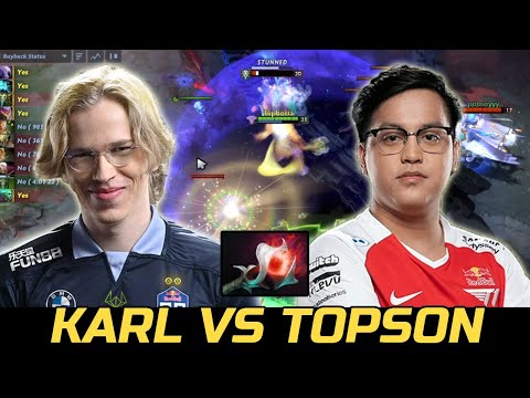 TOPSON VS T1.KARL - ORCHID MALEVOLENCE INVOKER VS STORM SPIRIT DOTA 2