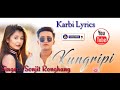 Kungripi || Karbi Lyrics new song 2022 #SonjitRonghang#