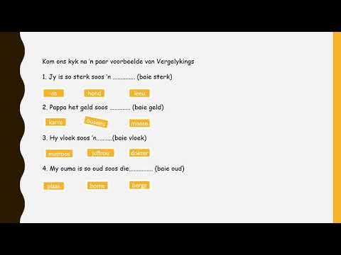 Gr 4 Vergelykings  13 Mei