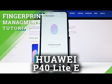 How to Add Fingerprint on HUAWEI P40 Lite E – Screen Protection