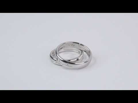 WM Korean Couple Ring Heartbeat