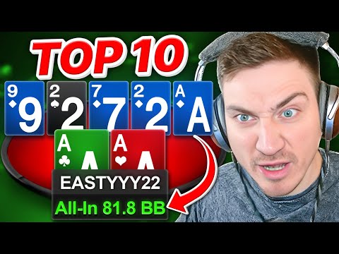 The NEW WORST Bad Beat of My LIFE?! | Top 10 Hands Ep. 190