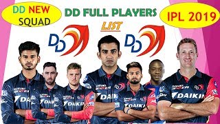 IPL 2019 * Delhi Daredevils NEW Full Players list * DD Probable Squad For VIVO IPL 2019 Championship
