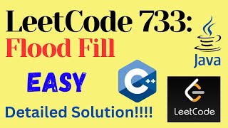 Download the video "LeetCode 733 : Flood Fill || EASY || C++ || JAVA || Detailed Solution"