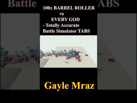 100x ROMAN TESTUDO vs 2x EVERY GOD   Totally Accurate Battle Simulator TABS #shorts 2