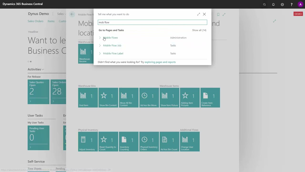 ENG21111071 Modifying Warehouse Flows specific for your company by copying a flow