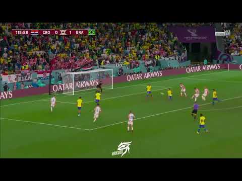 Croatia Makes it 1-1 |Brazil vs Croatia Quarter final|FIFA World Cup 2022