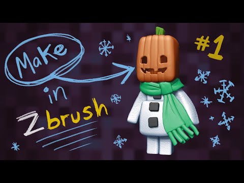 Ultimate Zbrush Tutorial: Master Minecraft Snowman