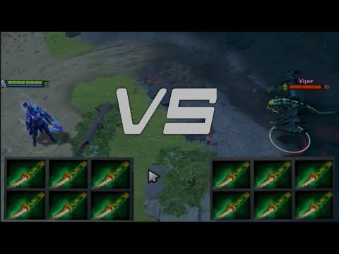 Drow Ranger vs Viper |1vs1| (6xYasha vs 6xYasha)(No Items)Lv30. Who'll Beat?