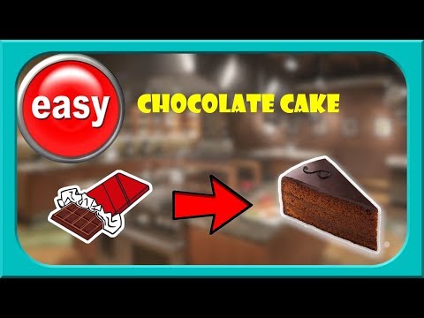 How to make a basic chocolate cake  *EASY*