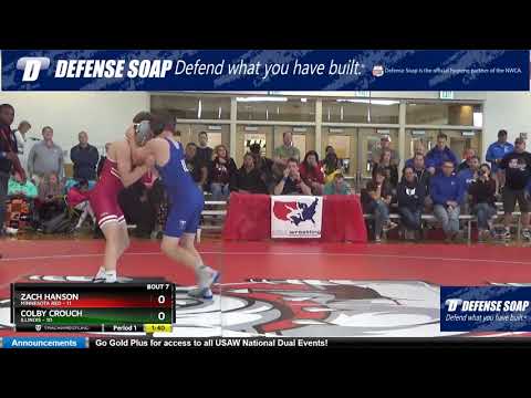 Mat 3 106 Zach Hanson Minnesota Red Vs Colby Crouch Illinois