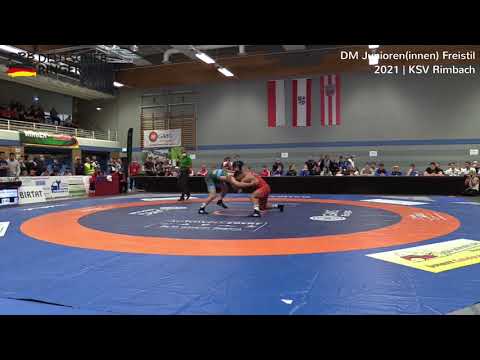 RINGEN DM 21 Junioren - FINALE 86kg Joshua Morodion vs. Daniel Fischer