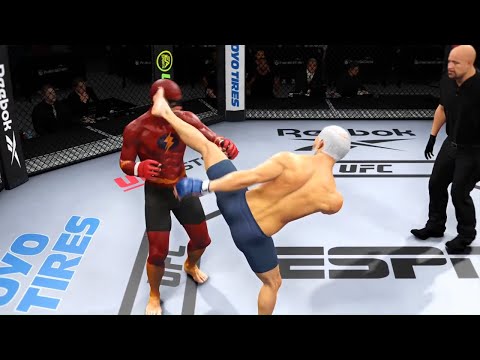 Old Bruce Lee vs. Flash - EA sports UFC 4