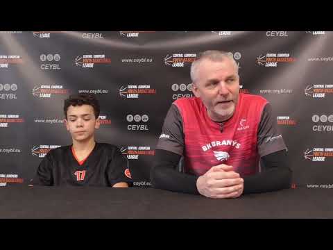 CEYBL U13 - Press conference, 11.2.2023, BK Brandýs nad Labem - Slávia Trnava