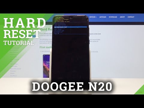 How to Remove Screen Lock in DOOGEE N20 - Hard Reset / Delete Storage