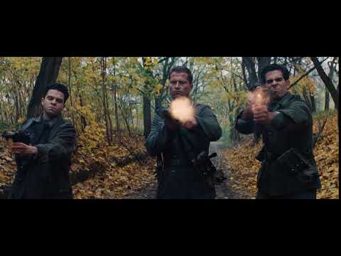 Gerold Hirschberg, Hugo Stiglitz and Donny Donowitz killing Nazis (no subtitles)