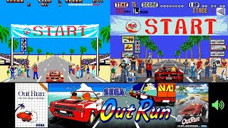 Outrun Sega Genesis vs Master system longplay